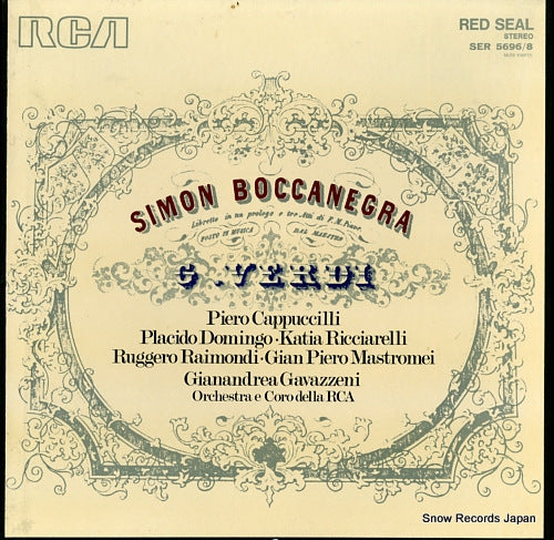 GAVAZZENI, GIANANDREA verdi; simon boccanegra SER5696/8