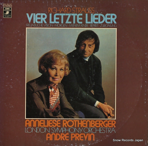 ROTHENBERGER, ANNELIESE strauss; vier letzte lieder EAC-80167