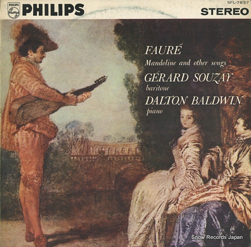 SOUZAY, GERARD faure; mandoline and other songs SFL-7857
