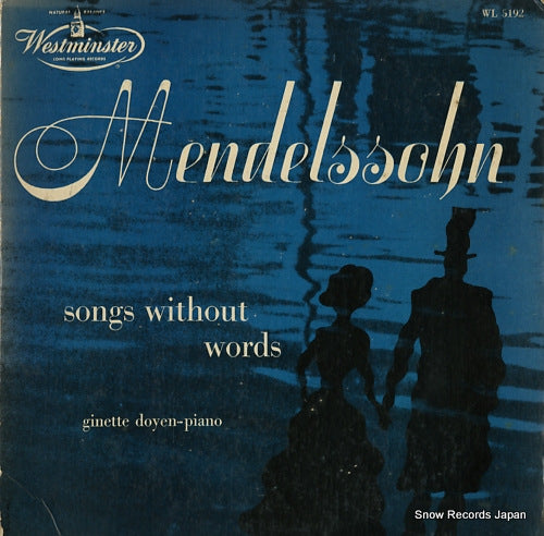 DOYEN, GINETTE mendelssohn; songs without words vol.1 WL5192