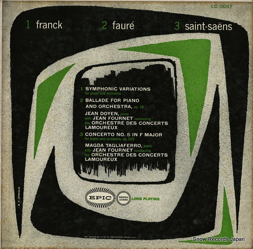 FOURNET, JEAN franck; symphonic variations LC3057