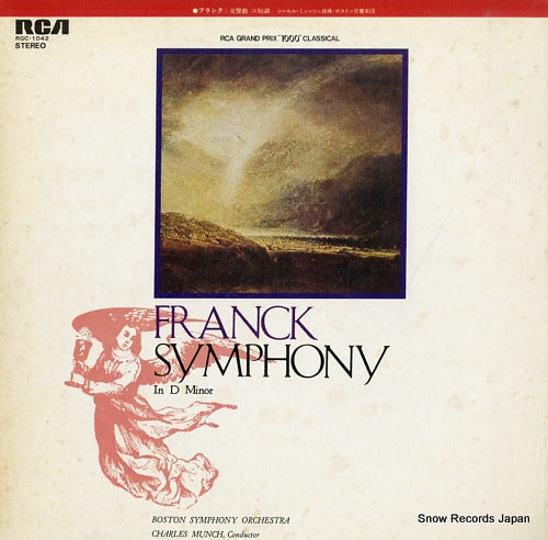 MUNCH, CHARLES franck; symphony in d minor RGC-1042