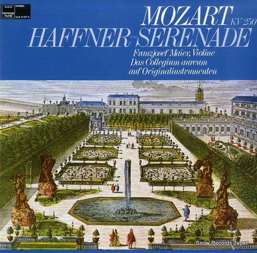 COLLEGIUM AUREUM mozart; serenade d-dur kv250 "haffner" ULS-3127-H