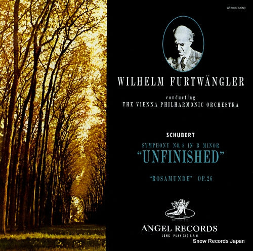 FURTWANGLER, WILHELM schubert; symphony no.8 in b minor "unfinished" WF-50010