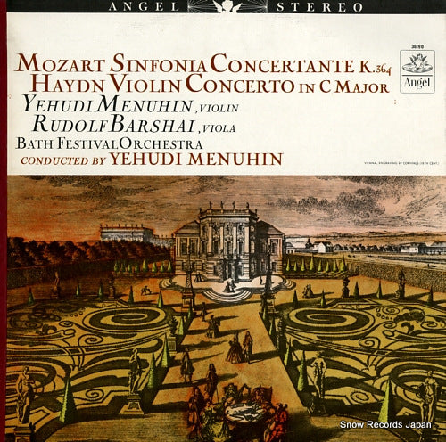 MENUHIN, YEHUDI mozart; sinfonia concertante k.364 S36190