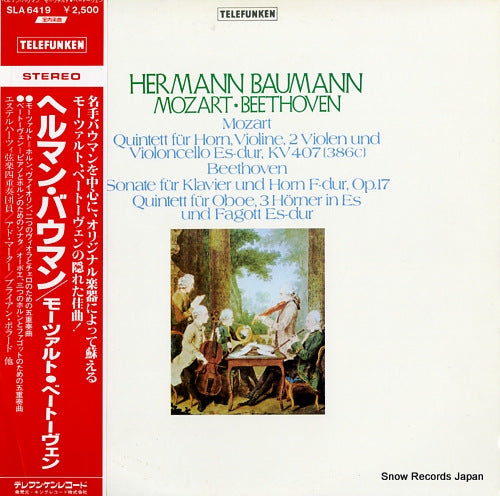 BAUMANN, HERMANN mozart, beethoven SLA6419