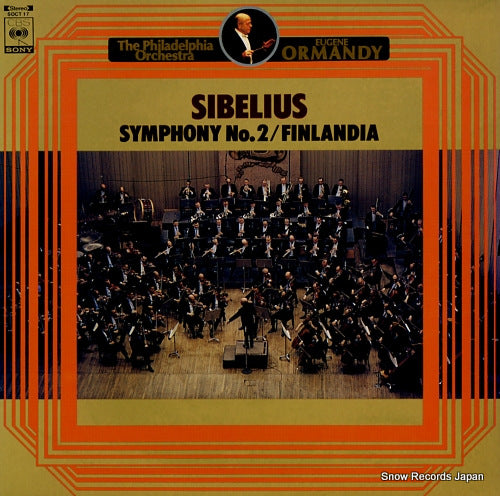 ORMANDY, EUGENE sibelius; symphony no.2 & finlandia SOCT17