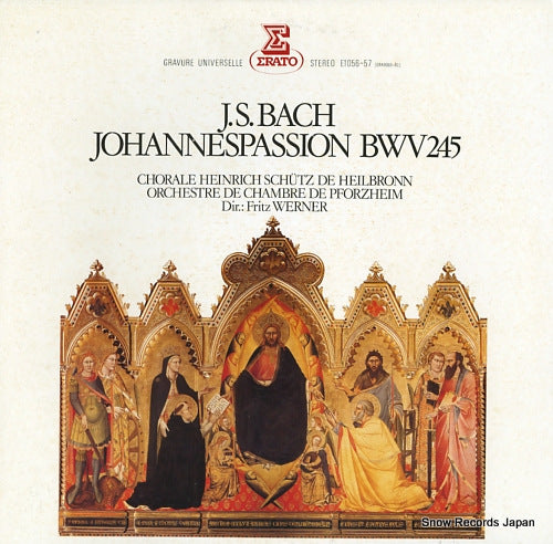 WERNER, FRITZ bach; johannespassion bwv245 E-1056-7