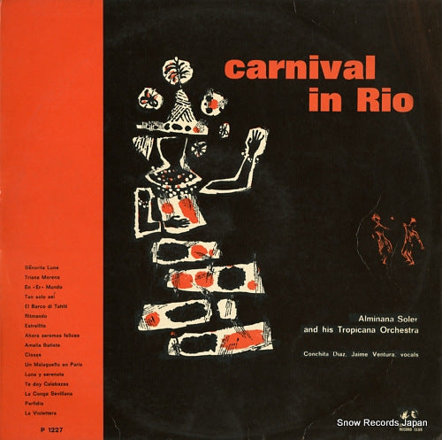 SOLER, ALMINANA, AND HIS TROPICAL ORCHESTRA carnival in rio P1227