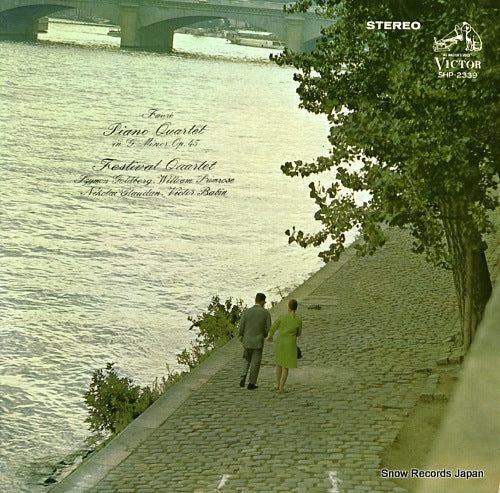 FESTIVAL QUARTET, THE faure; piano quartet in g minor, op.45 SHP-2339