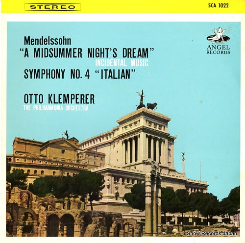 KLEMPERER, OTTO mendelssohn; "a midsummer night's dream" incidental music SCA1022