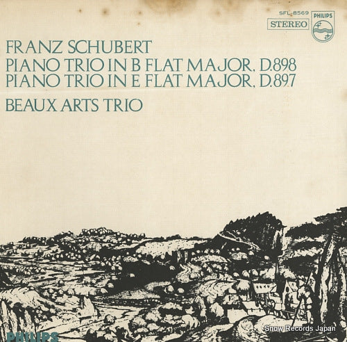 BEAUX ARTS TRIO schubert; piano trio in b flat major, d.898 SFL-8569