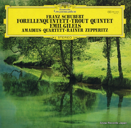 GILELS, EMIL schubert; forellenquintett, trout quintet MG1023