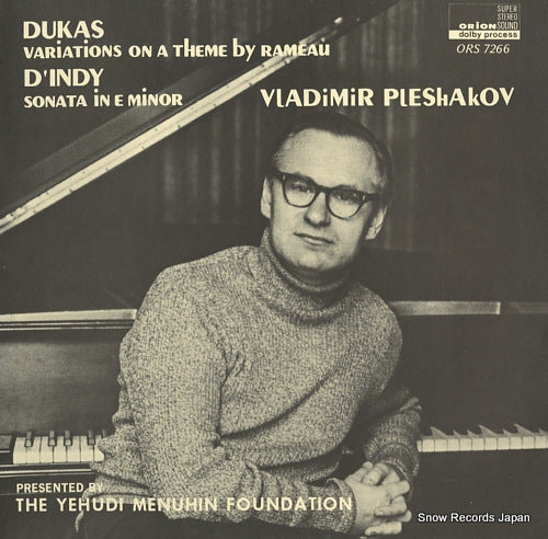 PLESHAKOV, VLADIMIR dukas; variations on a theme by rameau ORS7266