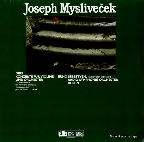 SEBESTYEN, ERNO joseph myslivecek; three concertos for violin and orchestra VMS1610