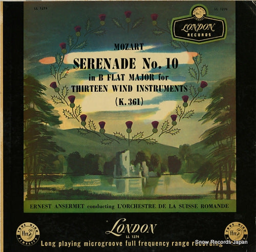 ANSERMET, ERNEST mozart; serenade no.10 in b flat major for thirteen wind instruments k.361 LL1274