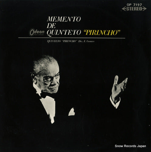 CANARO, FRANCISCO memento de quinteto "pirincho" OP-7197