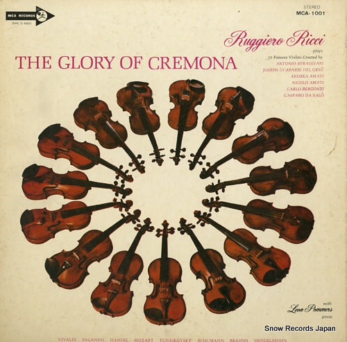 RICCI, RUGGIERO the glory of cremona MCA-1001