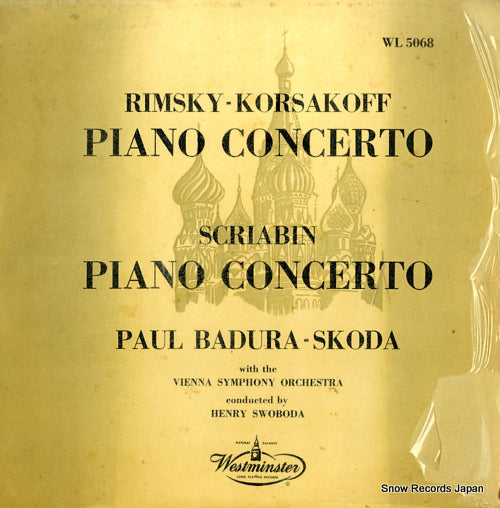 BADURA-SKODA, PAUL rimsky-korsakov; concerto for piano and orchestra WL5068