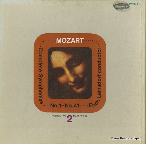 LEINSDORF, ERICH mozart; complete symphonies no.1-no.41 volume two WYX4-3