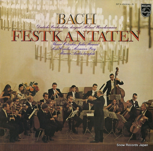 WINSCHERMANN, HELMUT bach; festkantaten SFX-8664-5