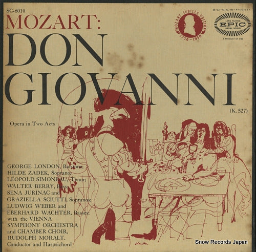 MORALT, RUDOLF mozart; don giovanni k.527 SC-6010