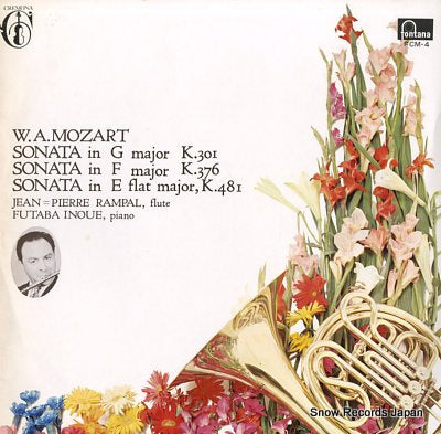 RAMPAL, JEAN-PIERRE, AND FUTABA INOUE mozart; sonata in g major k.301 FCM-4