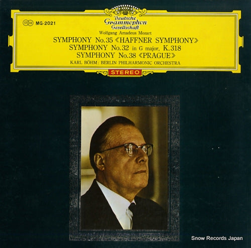 BOHM, KARL mozart; symphony no.35 haffner symphony MG-2021