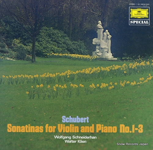 SCHNEIDERHAN, WOLFGANG / WALTER KLIEN schubert; sonatinas for violin and piano no.1-3 MGW5243