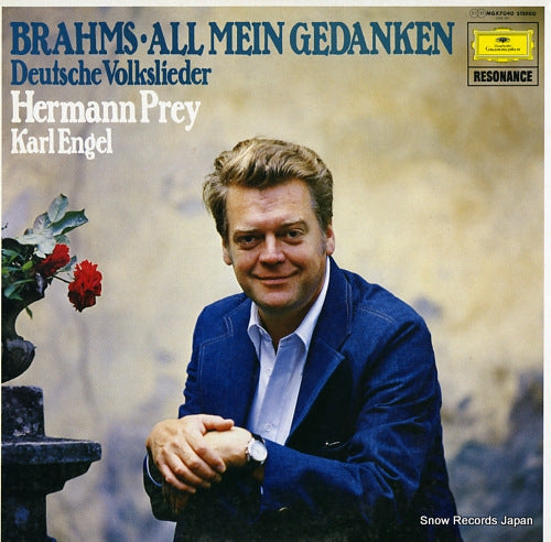 PREY, HERMANN brahms; deutsche volkslieder / all mein gedanken MGX7040