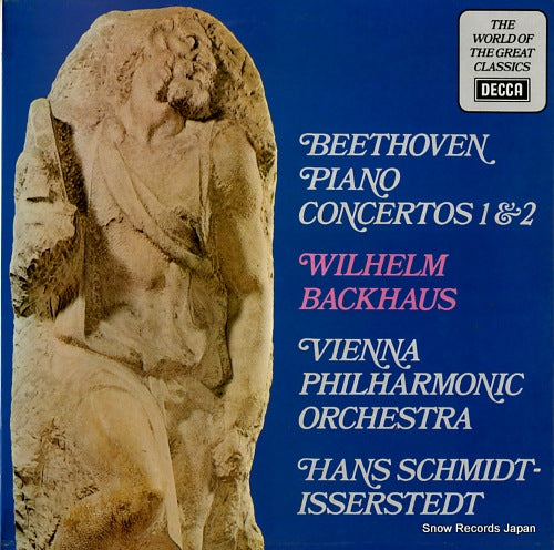 BACKHAUS, WILHELM beethoven; piano concertos 1 & 2 SPA401