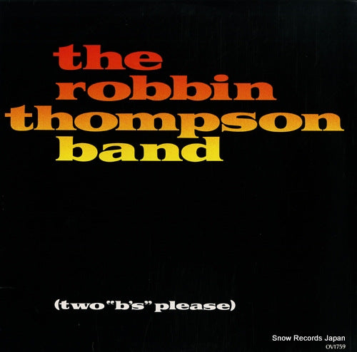 THOMPSON, ROBBIN, BAND, THE two "d's" please OV1759