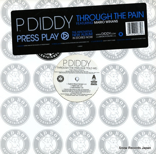 P. DIDDY through the pain(she told me) 0-308860