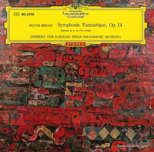 KARAJAN, HERBERT VON berlioz; symphonie fantastique, op.14 MG-2008