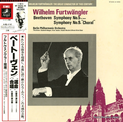 FURTWANGLER, WILHELM beethoven; symphony no.5/no.9 "choral" WF-60045