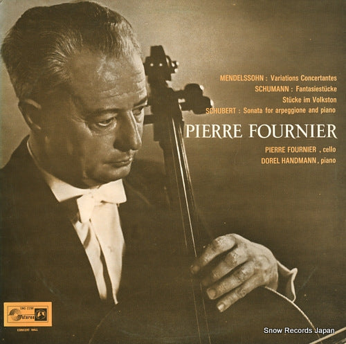 FOURNIER, PIERRE mendelssohn; variations concertantes SMS-2298