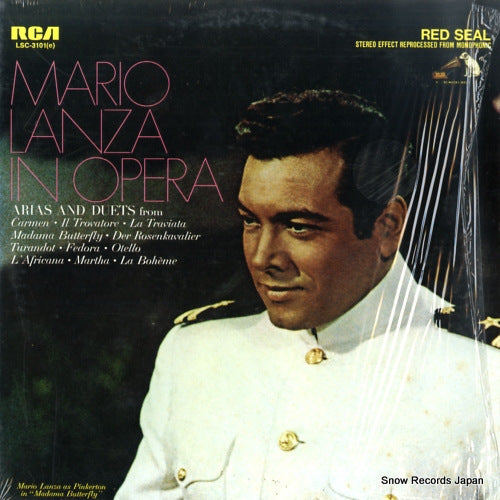 LANZA, MARIO mario lanza in opera LSC-3101(E)