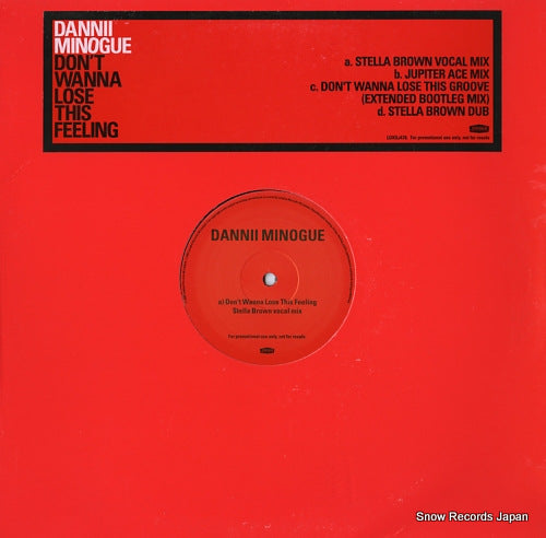 MINOGUE, DANNII don't wanna lose this feeling LOXDJ478