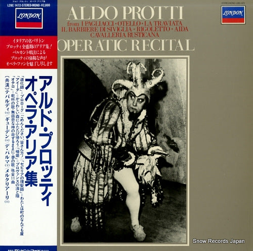 PROTTI, ALDO operatic recital L28C1472