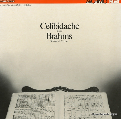 CELIBIDACHE, SERGIU brahms; sinfonie n.1, 2, 3, 4 LAR6
