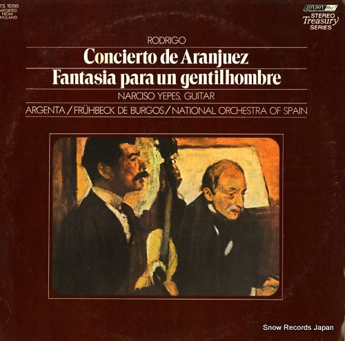 YEPES, NARCISO rodrigo; concierto de aranjuez STS15199
