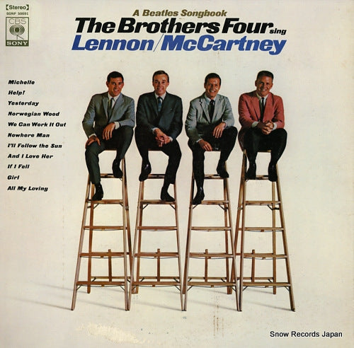 BROTHERS FOUR, THE a beatles songbook SONP50091