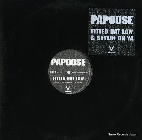 PAPOOSE fitted hat low / stylin on ya VIOL-1204