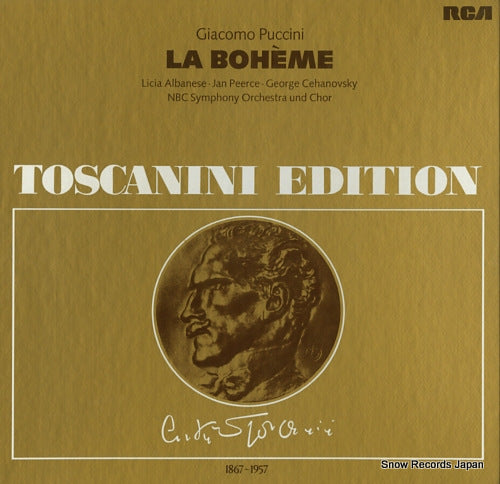 TOSCANINI, ARTURO puccini; la boheme (toscanini edition) AT203/1-2