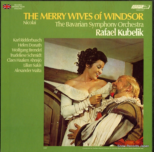 KUBELIK, RAFAEL nicolai; the merry wives of windsor OSA13127