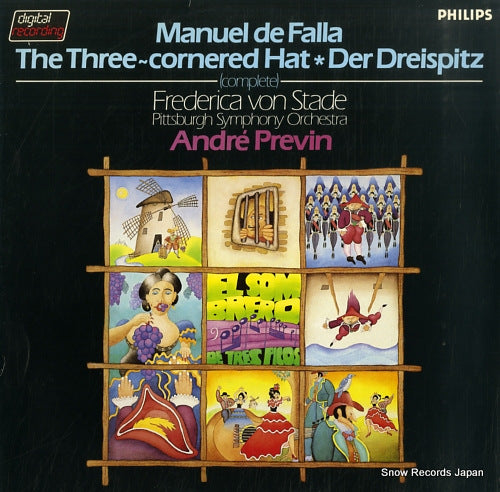 PREVIN, ANDRE manuel de falla; the three-cornered hat 6514281