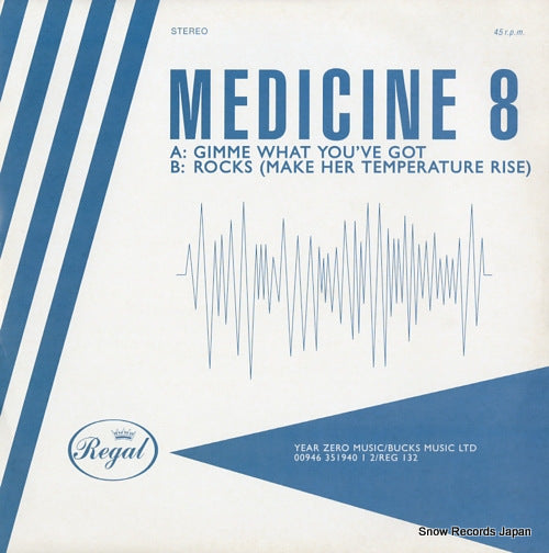 MEDICINE 8 gimme what you've got REG132