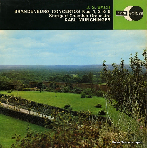 MUNCHINGER, KARL bach; brandenburg concertos nos.1, 3 & 6 ECS538