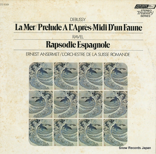 ANSERMET, ERNEST debussy; la mer / prelude a l'apres-midi d'un faune STS15109