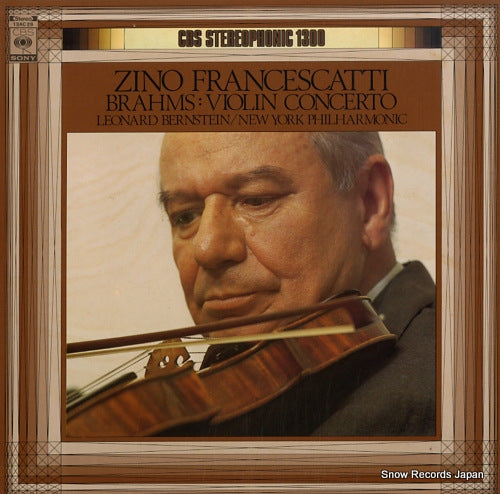 FRANCESKATTI, ZINO brahms; violin concerto in d major, op.77 13AC29
